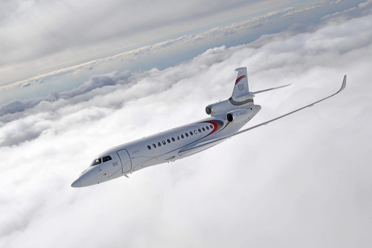 Dassault Falcon 8X — flotte d'aéronefs gérée par Altinium